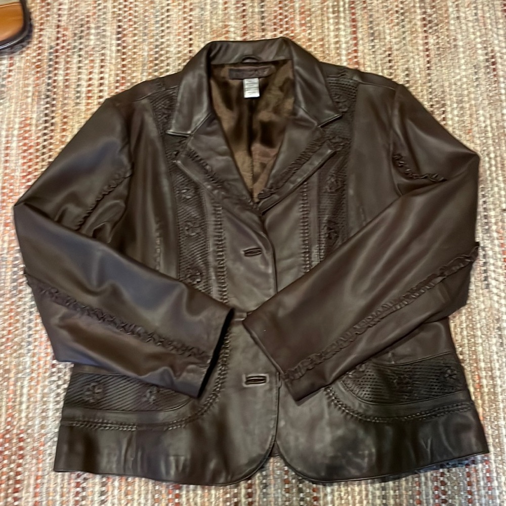 Chicos Leather Jacket - image 1